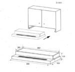 Hút mùi âm tủ Slim siêu mỏng Brandt AI1790X