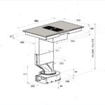Bếp từ kết hợp hút mùi Malloca HIH 864 LI