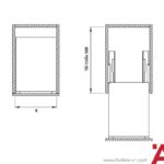 Giá gia vị Hafele Cucina 350mm- 549.20.034