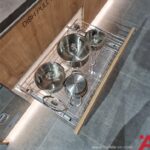Giá xoong nồi Hafele 900mm549.08.034 inox