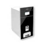 Thùng gạo Hafele âm gương đen 300mm 549.32.991